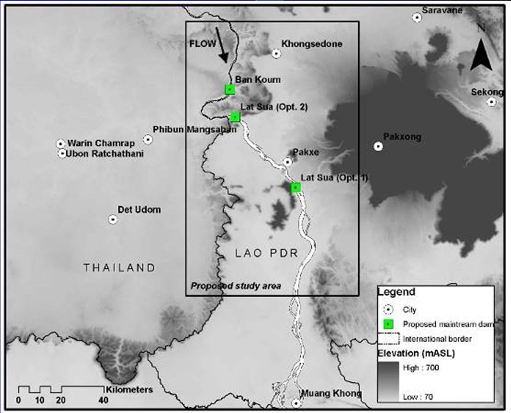 Additional Activity 4 Baseline channel morphology surveys at proposed mainstream dam sites (2 sites) (p82-87) 1. Luang Prabang 2.