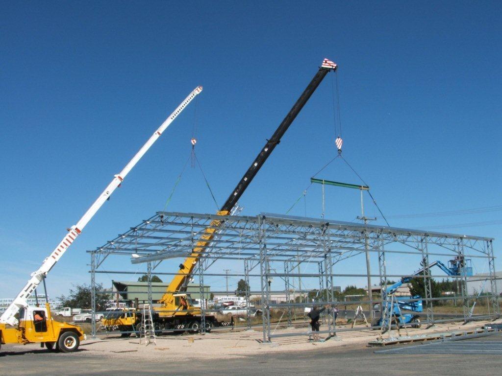 2010 Machinery shed construction for