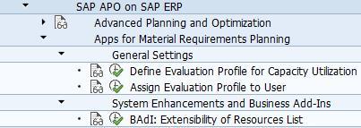 SAP S/4HANA 1610 Production planning and detailed scheduling - Monitor Capacity Utilization Evaluation Profile and Horizon