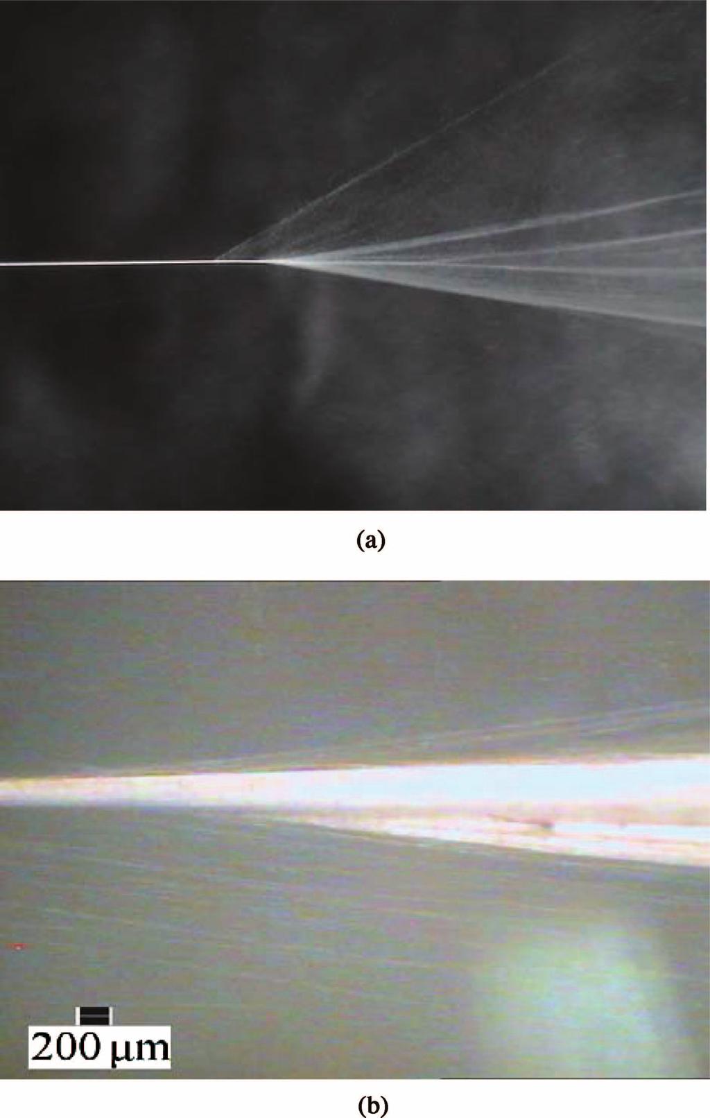 Manipulation of the electric field to produce polyacrylonitrile nanofiber yarn Figure 4 SEM image of electrospun PAN nanofiber yarn at a voltage of 8 kv.