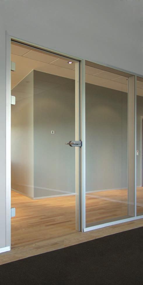 Doors are available to meet design, sound, and fire requirements. DEKO Doors fitted within our aluminium frame provides a highly stable construction.
