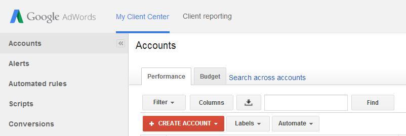 Where To Find Scripts in AdWords CID or MCC