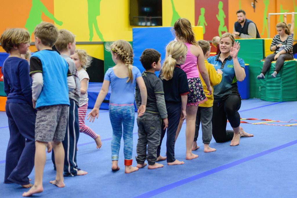 gymnastic and skill based classes.