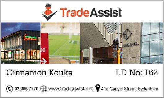 Trade Assist ID Card Example Your Name Your