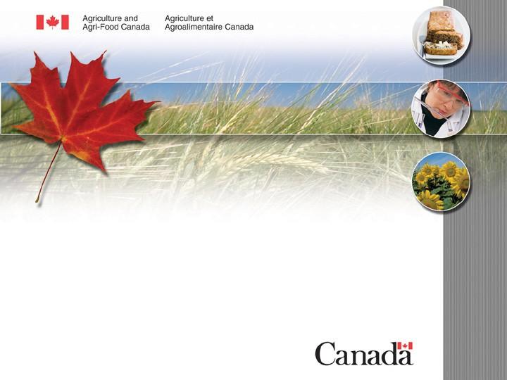 Canadian Agriculture and