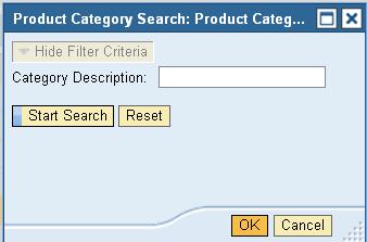 Search for a specific product category or leave the field blank and proceed to. A list will appear of all the product categories in the system.