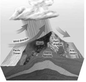 the leeward side of the mountain 10 Effects of Sun, Wind, Water Effects of Sun, Wind, Water Monsoon winds