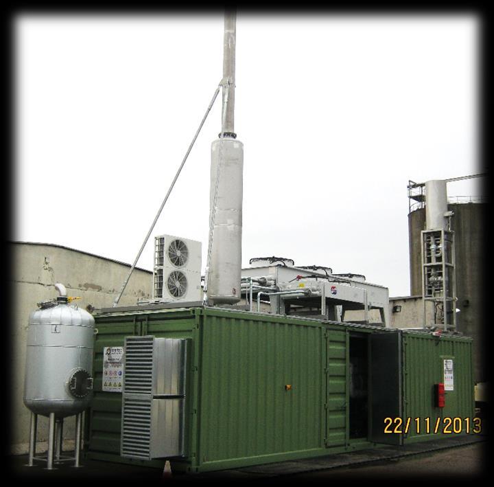 REFERENCE 7 (CONSTRUCTION YEAR: 2013) BIOENERGIE ANKLAM GMBH The Bioenergie Anklam GmbH operates et530 SG MA for self-supply with electric