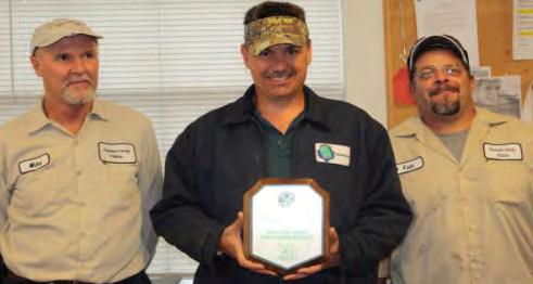 Safety Award at West Port WRF 2011