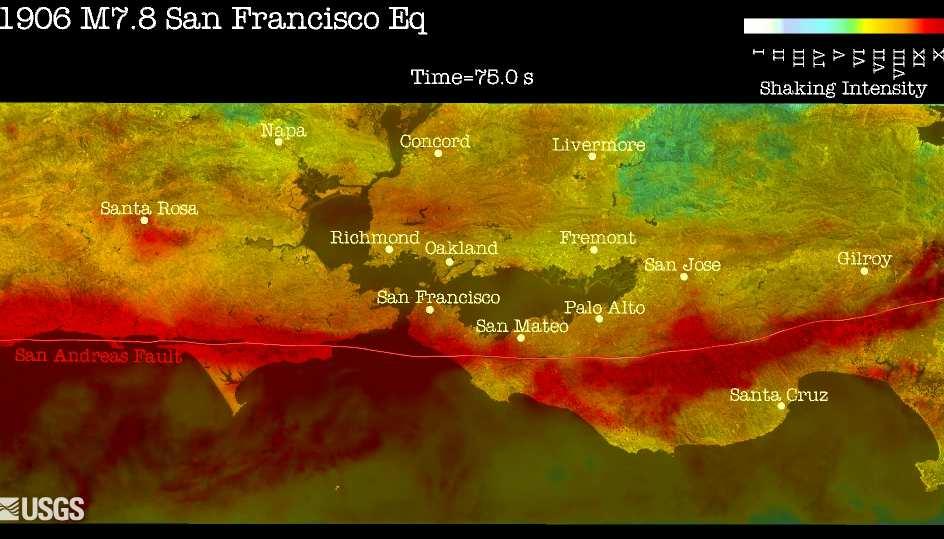 M7.9 San Andreas Earthquake Scenario affecting19-counties