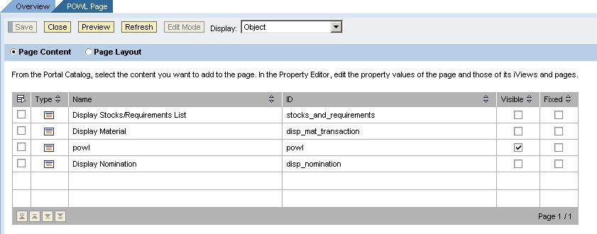 Set the following properties for the page Invisible in navigation areas Default