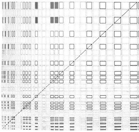 Figure 2.8 BRS. Building Research Station Module Chart. UK Standard opening sizes study for mass production and building industry development. 1960 2.4 DESIGN PROCESS.