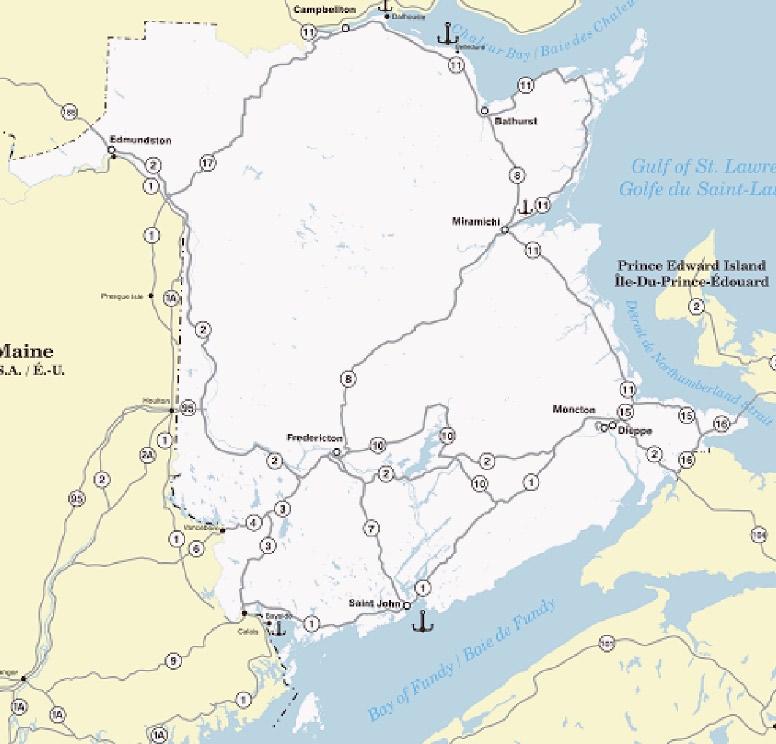 30 A Provincial Multimodal Transportation Strategy 2008-2018 New Brunswick Ferries Layer Criteria (abridged) Result National All Canadian-owned interprovincial/international ferries and associated