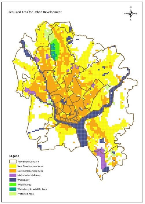 4.2 A Land Use Plan The Project for the Strategic Urban Development Plan of the Greater Yangon 4.2.1 Necessity of a Land Use Plan As there has been no modern Town Planning Law (or any of its sort)