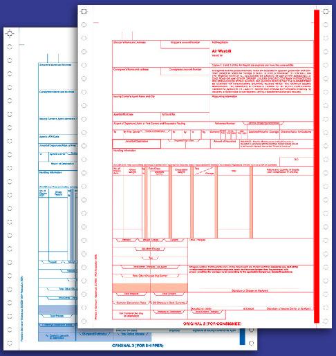 A bit of history of the paper AWB It is governed by IATA Resolution 600a The Air Waybill The Air Waybill Conditions of Contract are printed on the reverse side of the AWB as per