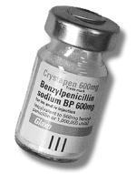 Example 2 Benzylpenicillin is inactivated by gastric acid Susceptible to hydrolysis if stored as a solution How to administer to human?
