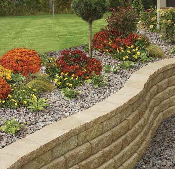 Anchor Hampton Stone Cut retaining walls combine natural beauty with time-tested, superior