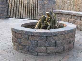 Sq/Ft Fieldstone Pecan Autumn Pewter Outdoor fire pits create inviting areas Easy to build outdoor fire pits offer you a
