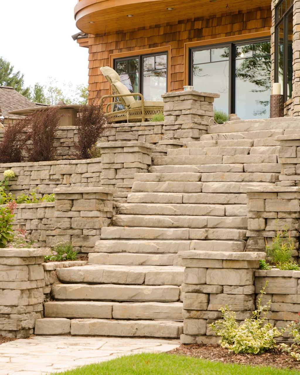 CONTENTS Outcropping...2 Rockton...4 Belvedere...6 Firepit Kits...8 Belvedere & Dimensional Firepit...8 Dimensional Wall...9 Grand Flagstone.