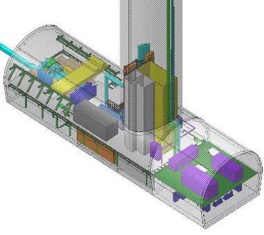 EN-CV equipments integrated in 3D UW ventilation