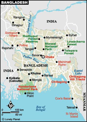 Geographical setting and Disasters Bangladesh is a low lying delta with very gentle slopes It is located at the lowest end of the Ganges-