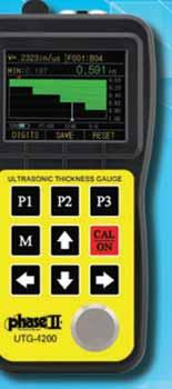 based B-scan for absolute correctness, this state of the art ultrasonic thickness gauge is