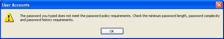 weak password (hopefully getting an