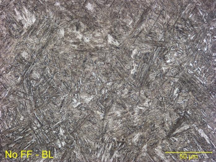 Both samples show peak hardnesses in at or near 500-VHN, suggesting martensitic microstructures. Both samples show a loss in hardness at the bondline itself.