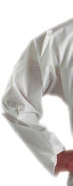 The material is microporous, allowing air and moisture to escape from within the suit, while helping to protect from the hazard on the outside.
