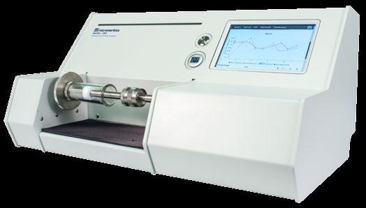 Inert gases, such as helium or nitrogen, are used as the displacement medium. The AccuPyc features speed of analysis, accuracy, repeatability, and reproducibility.