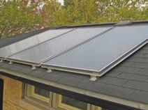The most common type of system is a two-tank system, in which the solar collectors heat a heat transfer fluid in a closed-loop.