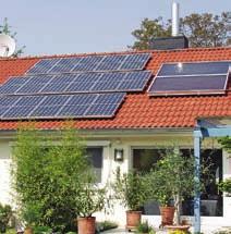 A homeowner has chosen a dual system of PV panels and Glazed Flat-Plate collectors Wagner & Co, Cölbe / ESTIF 4.