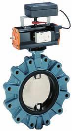 A lug type butterfly valve for end of line applications.