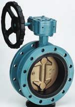 A double flanged valve suited for heavy duty services such as shipbuilding