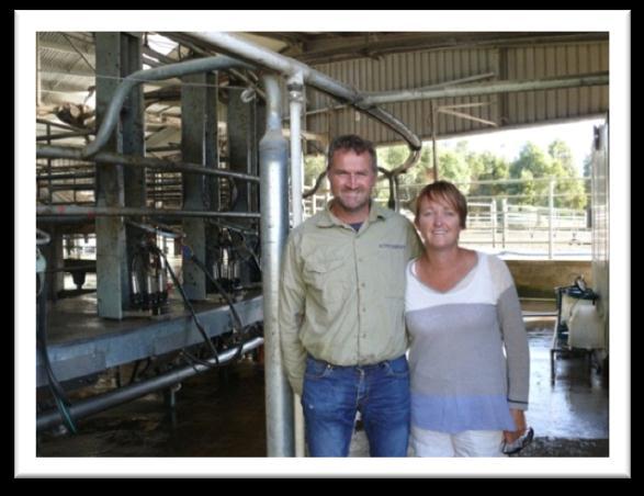 2015 Fonterra Share Dairy Farmer of the Year Winners Grant & Kim Archer, share farming for Bill & Jill Chilvers Grant and Kim Archer began their dairy farming career in Mella, near Smithton.