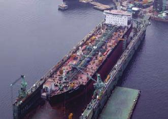 1 market share in high value-added vessels and has installed the world s largest offshore facilities off Sakhalin.