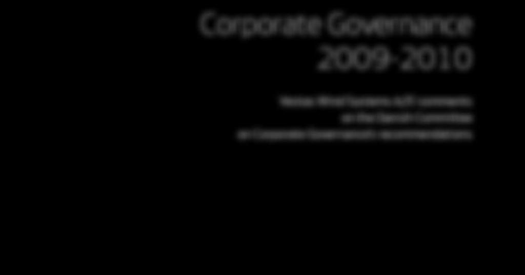 on Corporate Governance s recommendations