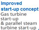 combined cycle start-up concept steam turbine hot start on the