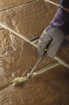 Moisten the whole section lightly and in a continuous manner; avoid flooding the surface and causing runoff.