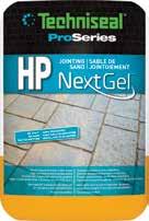 UPDATE HP NextGel TM JOINTING SAND May 30, 2016 Make sure that you have an up-to-date technical data sheet in hand by consulting our website: techniseal.com U.S.A. and Canada: dial 1 800 465-7325