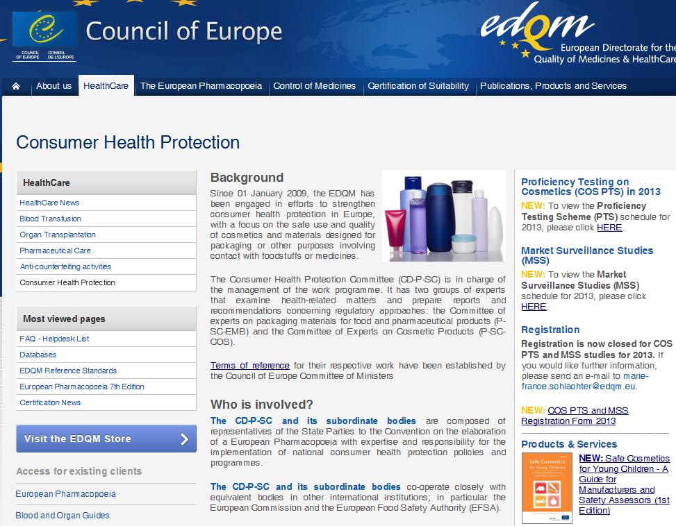 Access to information Consumer Health Protection