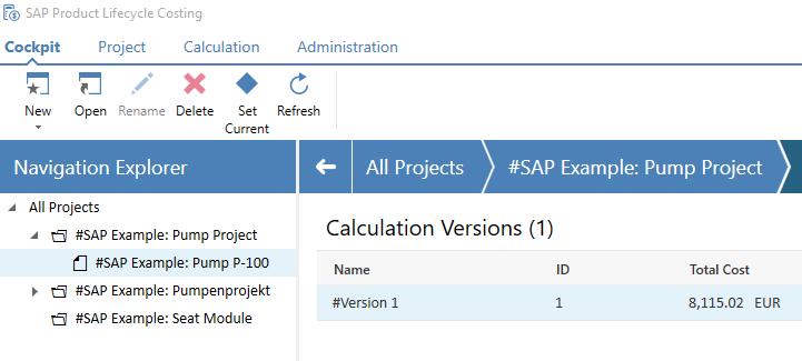 versions Search projects, calculations, versions Sort