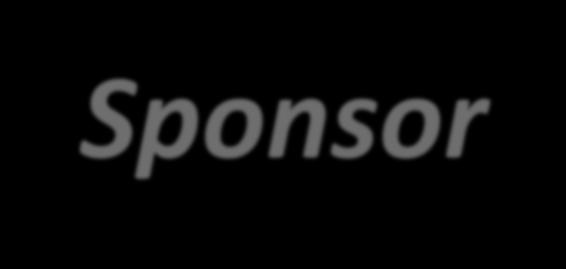 Sponsor An individual, company, institution, or