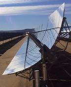 concentration η max Parabolic Trough Solar Tower