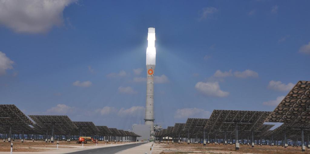 Gemasolar (near Seville, Spain) 15 1 st commercial power tower (19 MW) in the world with 24/7
