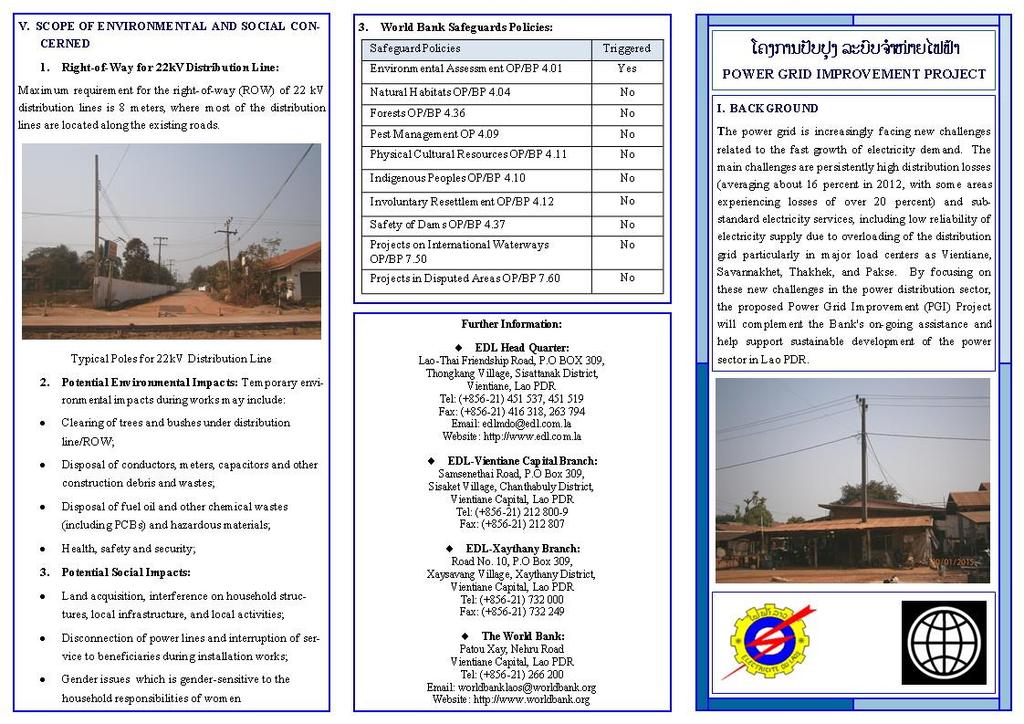 Power Grid Improvement Project (P149599 Submitted