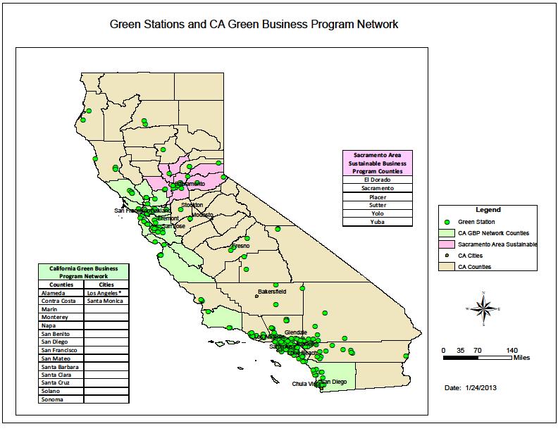 Green Stations Results DTSC-BAR Recognition Program More than 200 Auto Repair and Auto Body & Paint Shops were certified Program ended December 2013