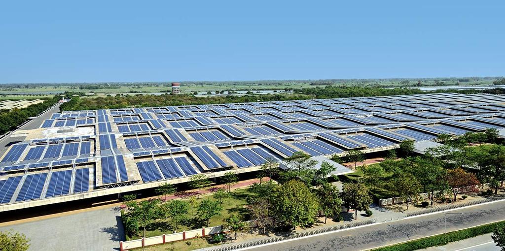Source: Larsen & Toubro Largest rooftop PV in India - 7.