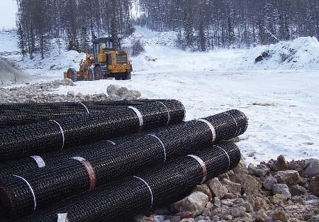 The Siberian Roads Academy in Omsk performed tests on Tensar geogrid to check its performance in cold temperatures.
