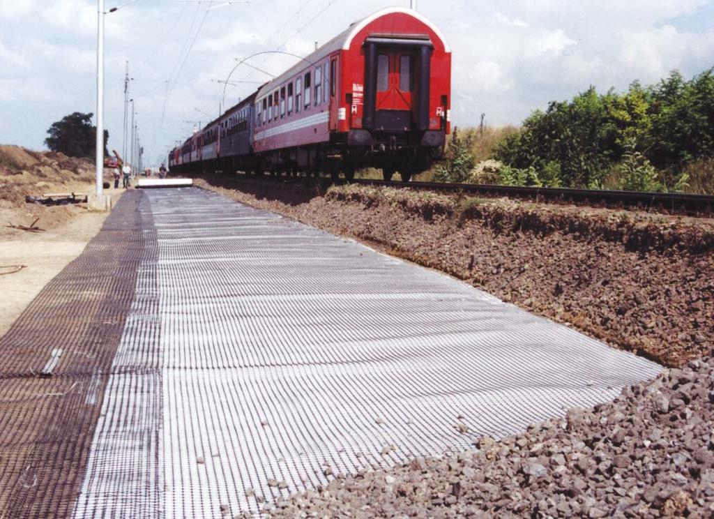 Track maintenance, involving ballast tamping or full ballast replacement, is required not only on weak subgrades but also on firmer
